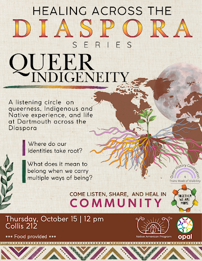 Healing Across The Diaspora - Queer Indigeneity Flyer