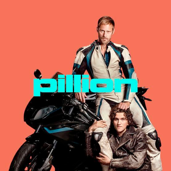 Pillion Marketing Ad featuring Alexander Skarsgard and Harry Melling 